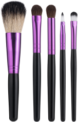 Makeup brush set, representing ORA International's color cosmetics range